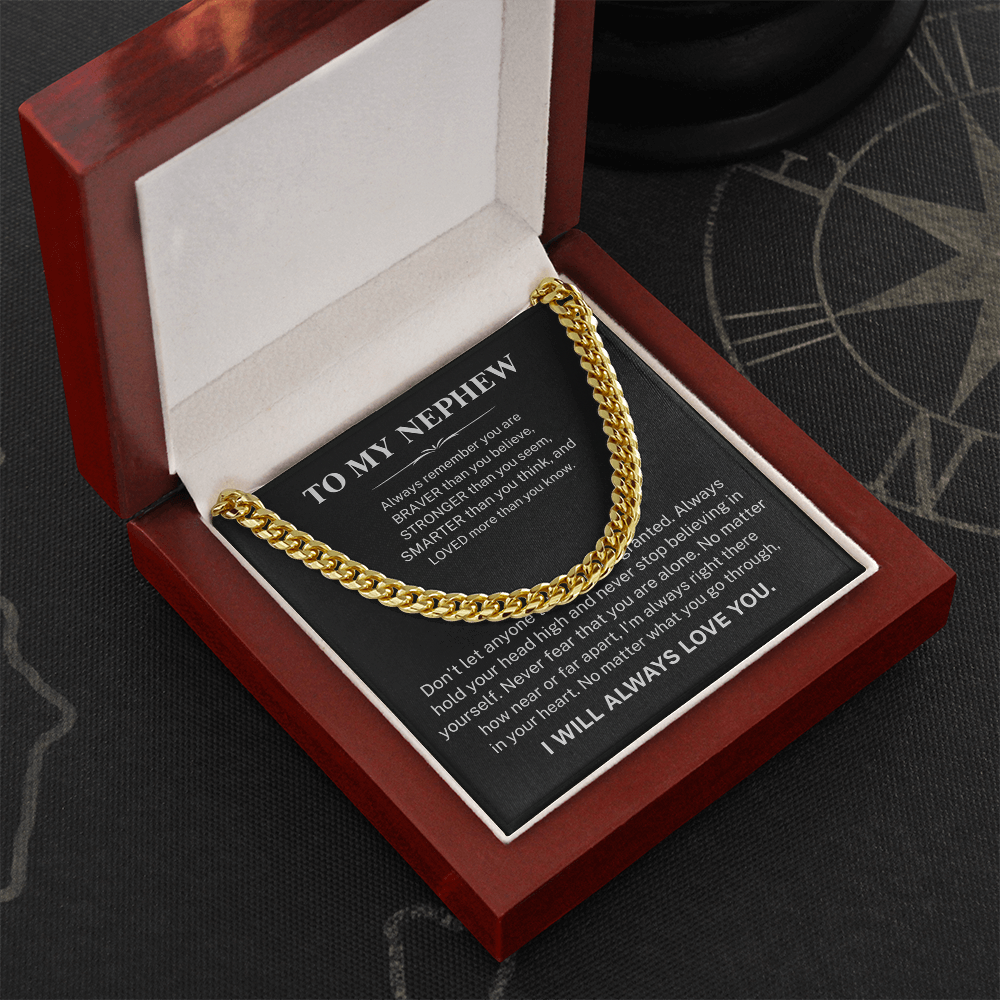 To My Nephew Necklace