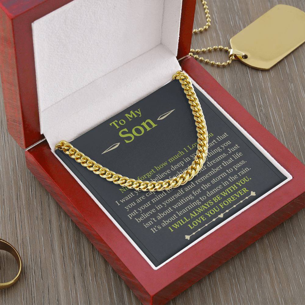 To My Son Necklace