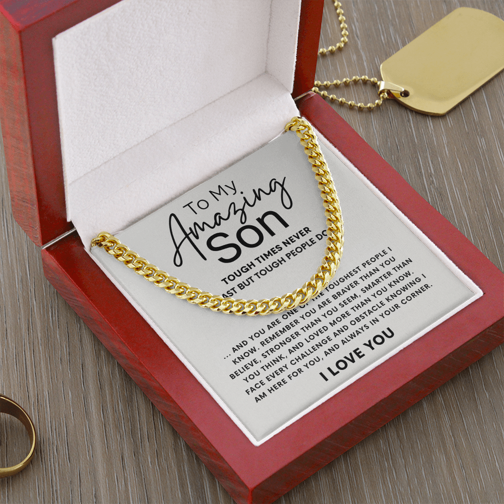 To My Amazing Son Necklace