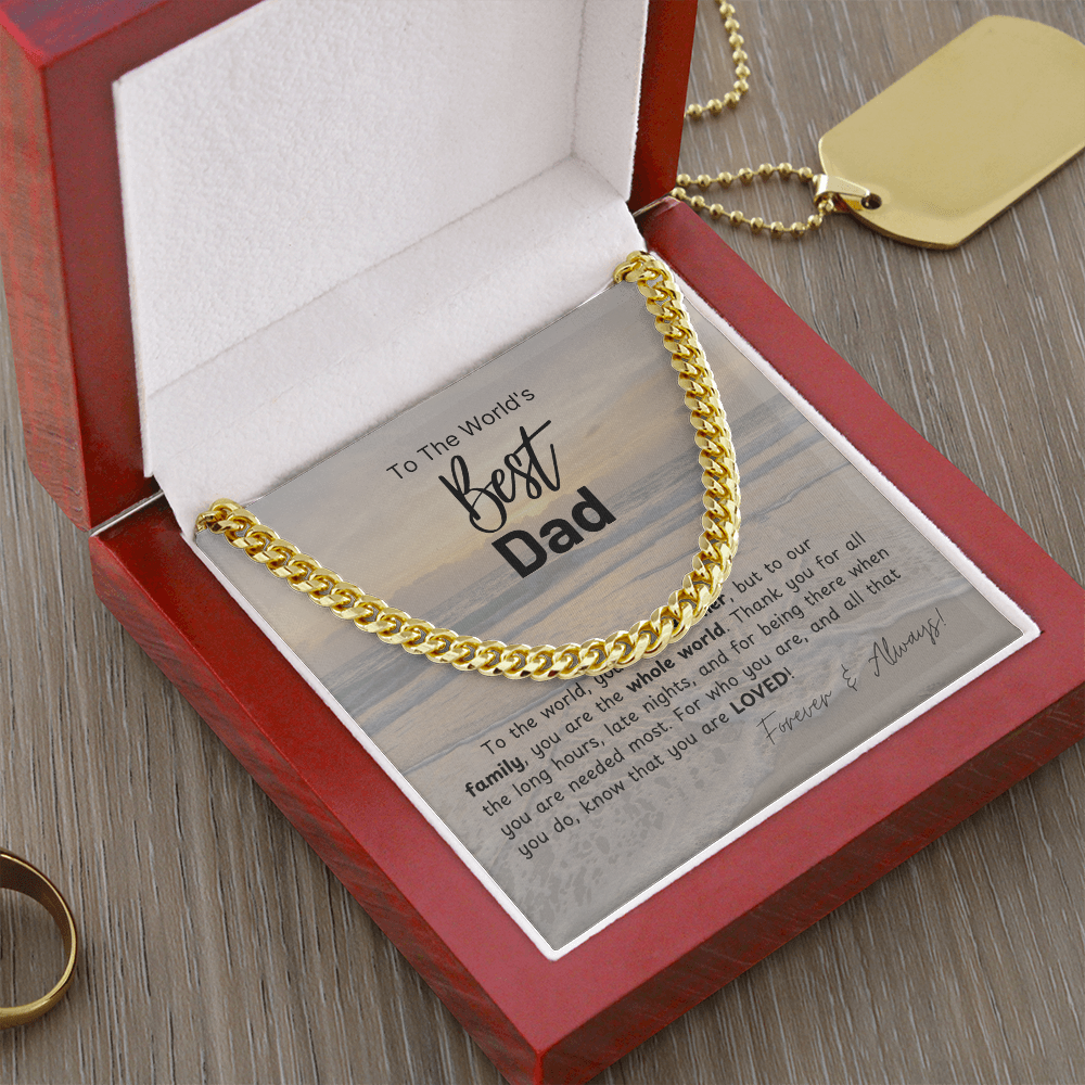 World's Best Dad Necklace