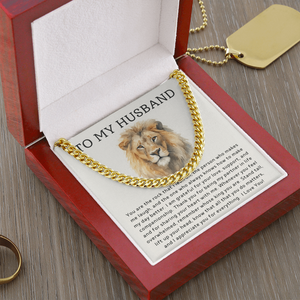 To My Husband Necklace