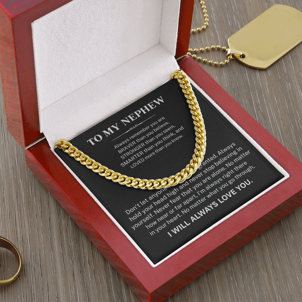 To My Nephew Necklace