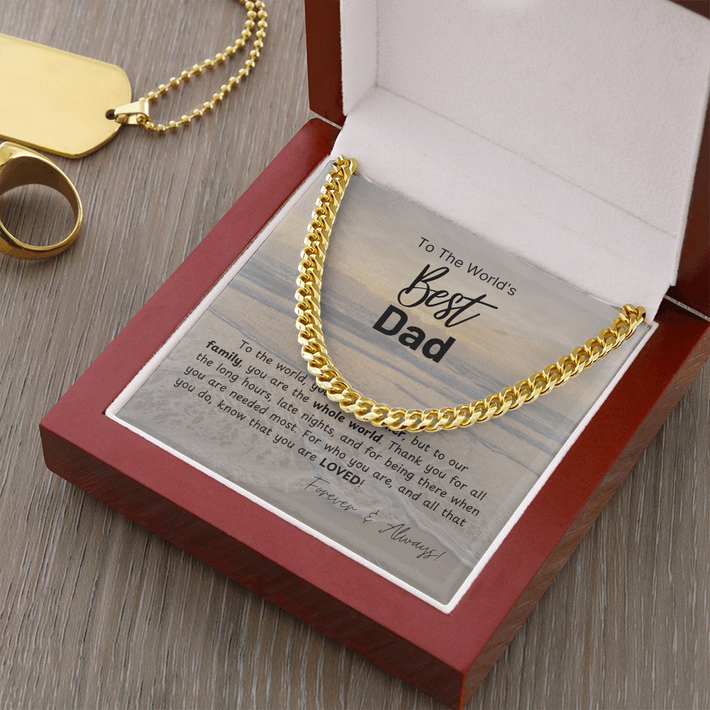 World's Best Dad Necklace