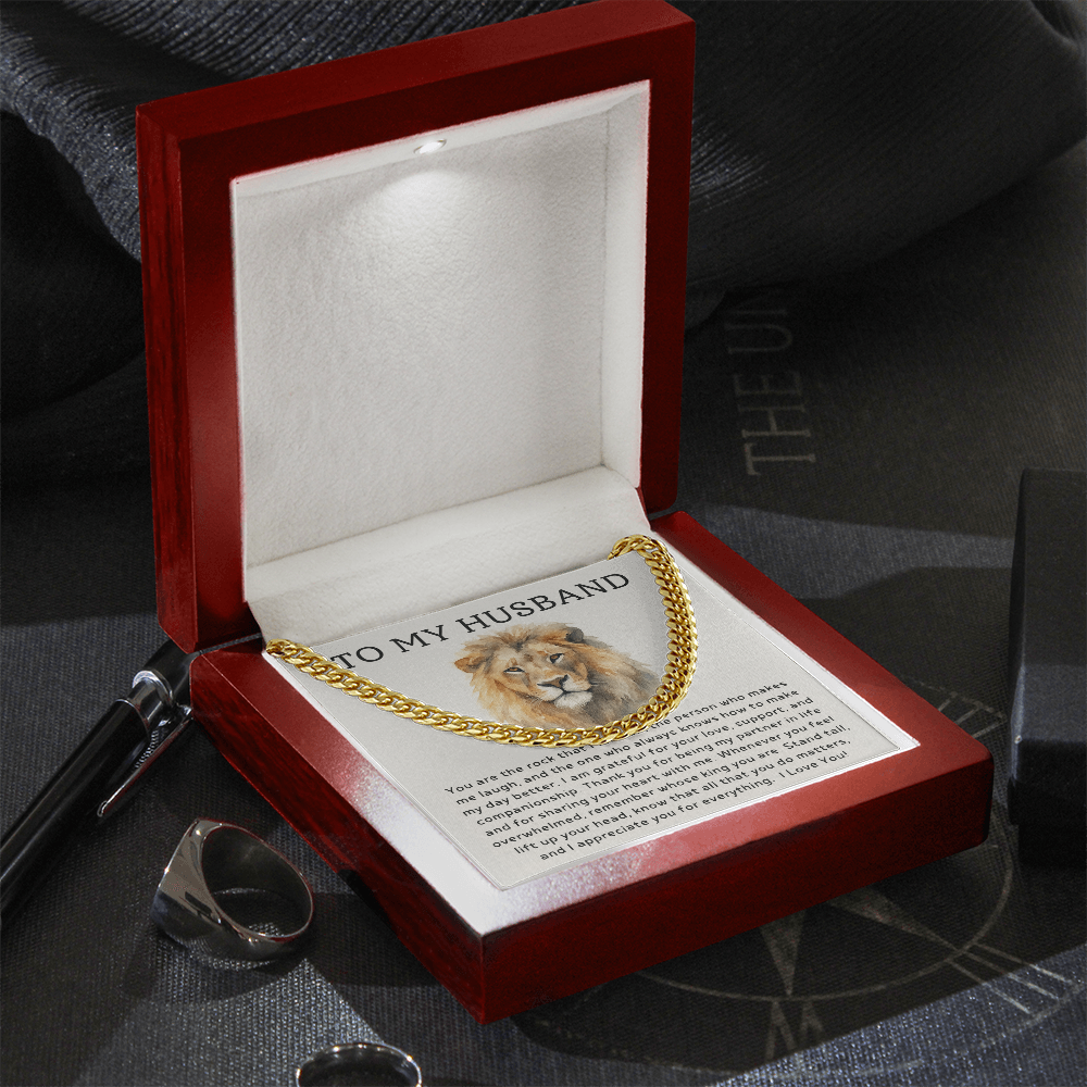 To My Husband Necklace