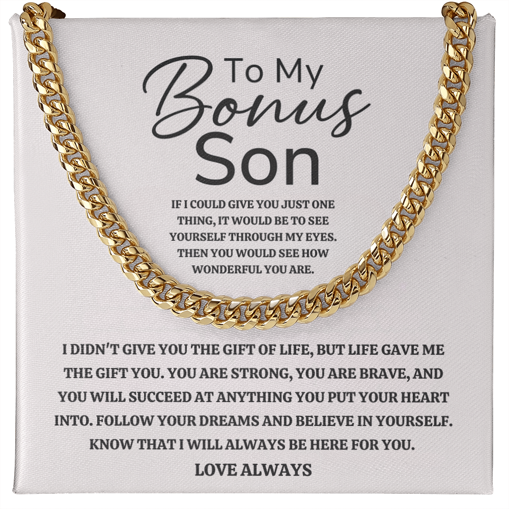 To My Bonus Son