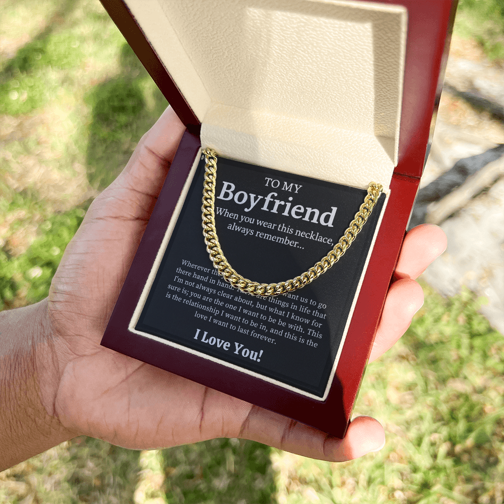 To My Boyfriend Necklace
