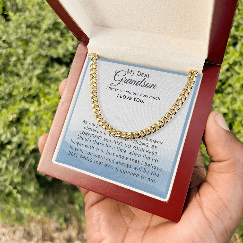 My Dear Grandson Necklace
