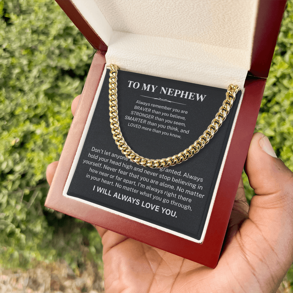 To My Nephew Necklace