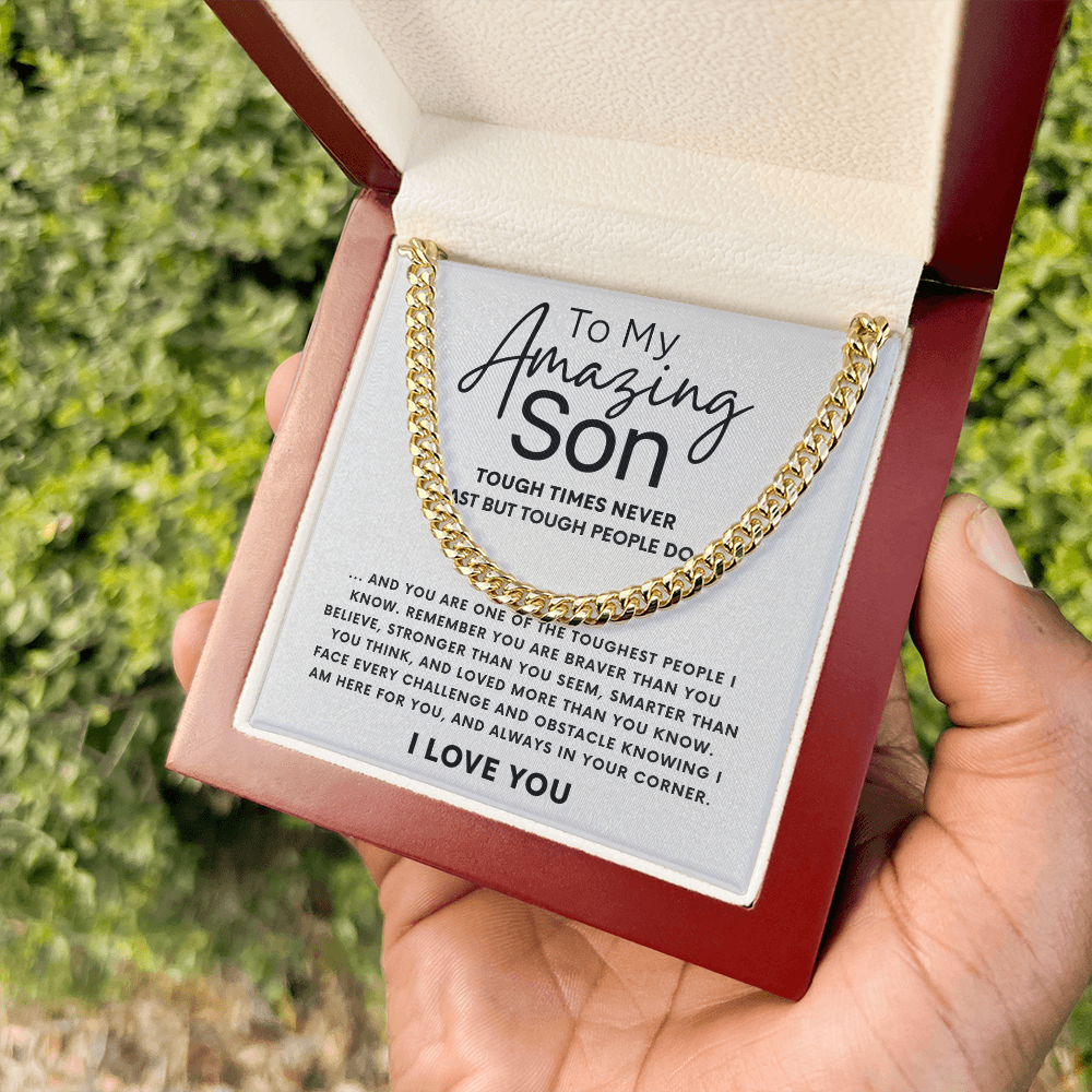 To My Amazing Son Necklace