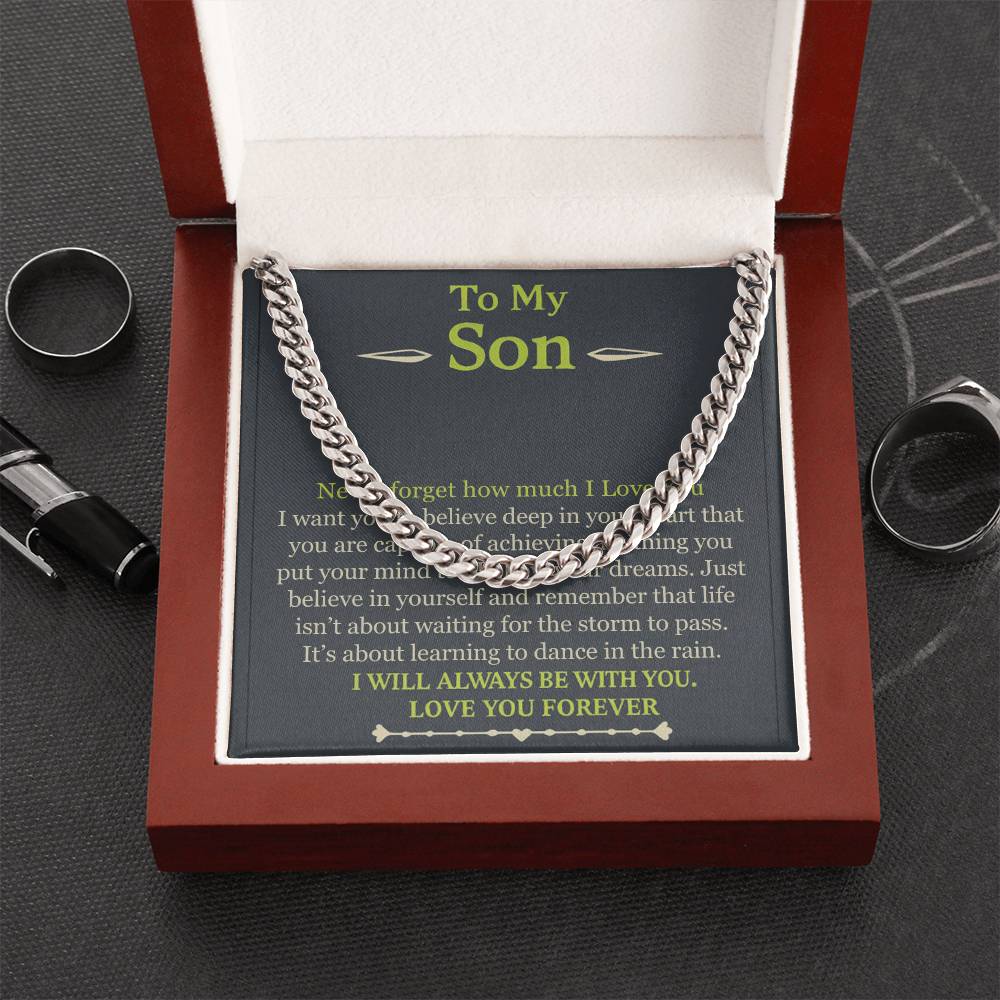 To My Son Necklace