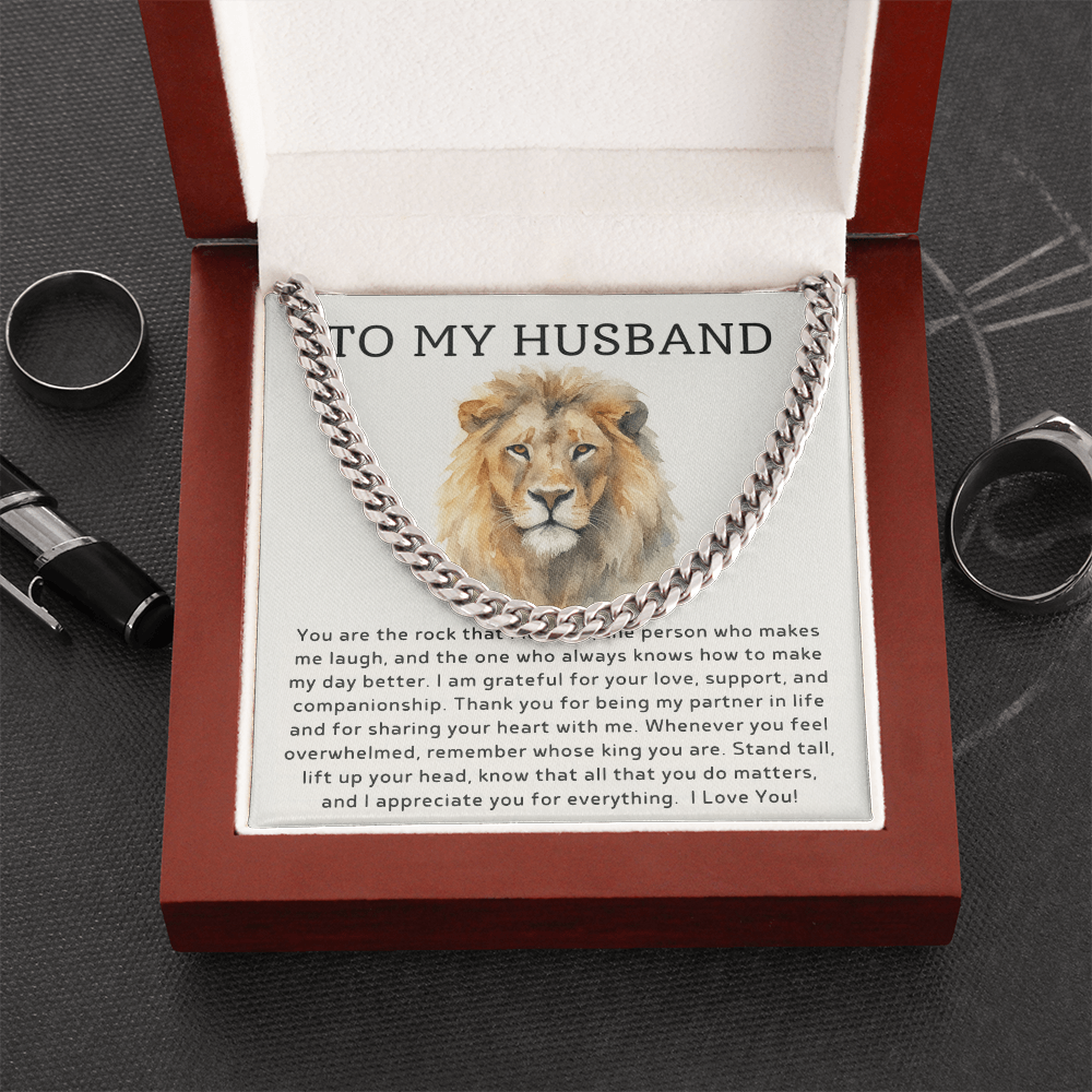 To My Husband Necklace