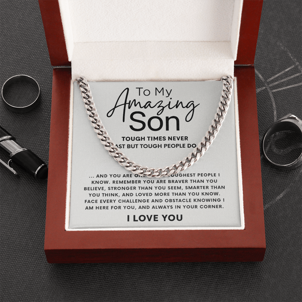 To My Amazing Son Necklace