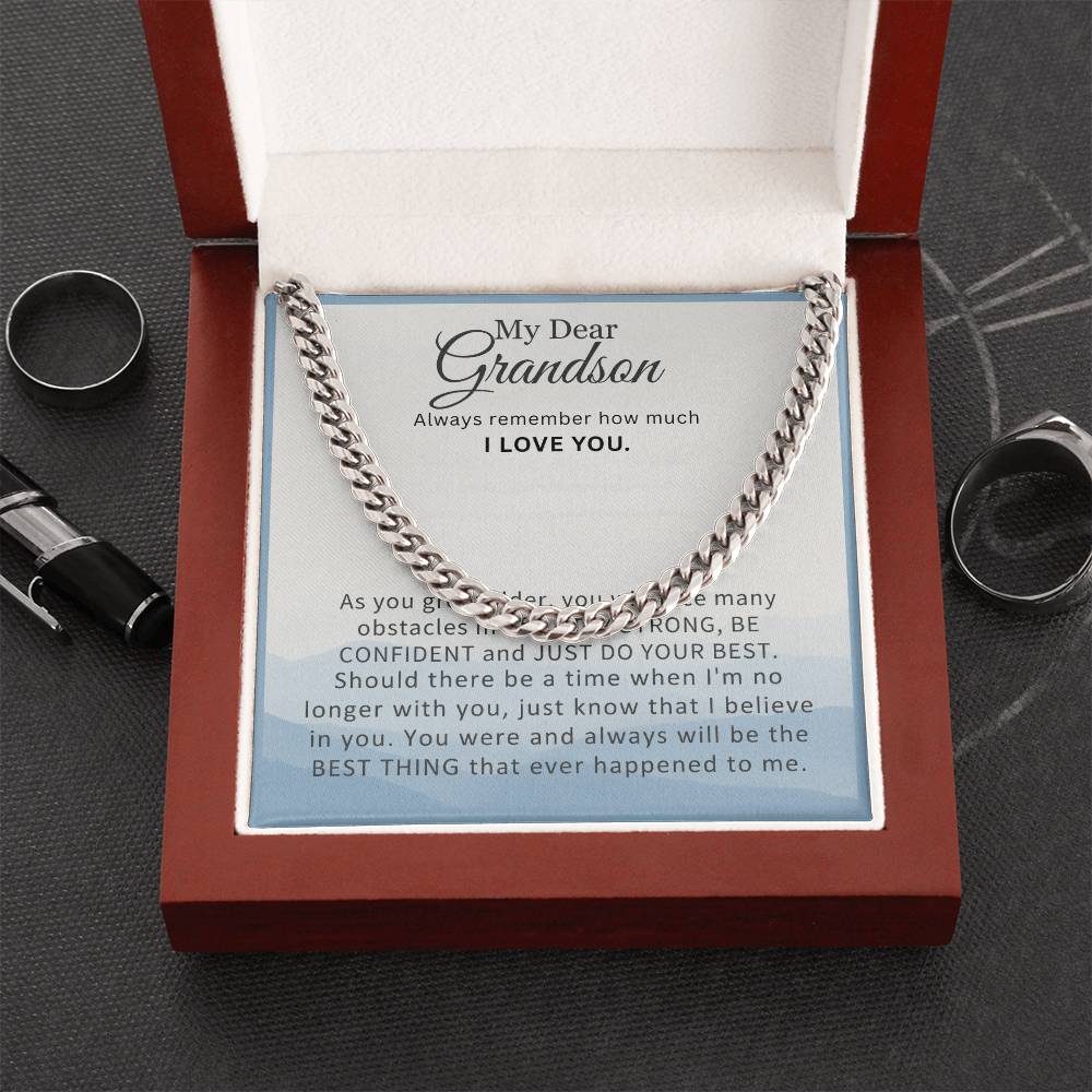My Dear Grandson Necklace