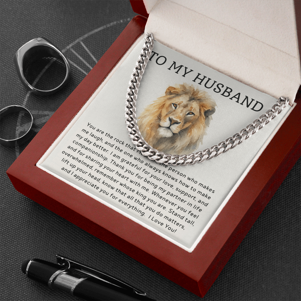 To My Husband Necklace