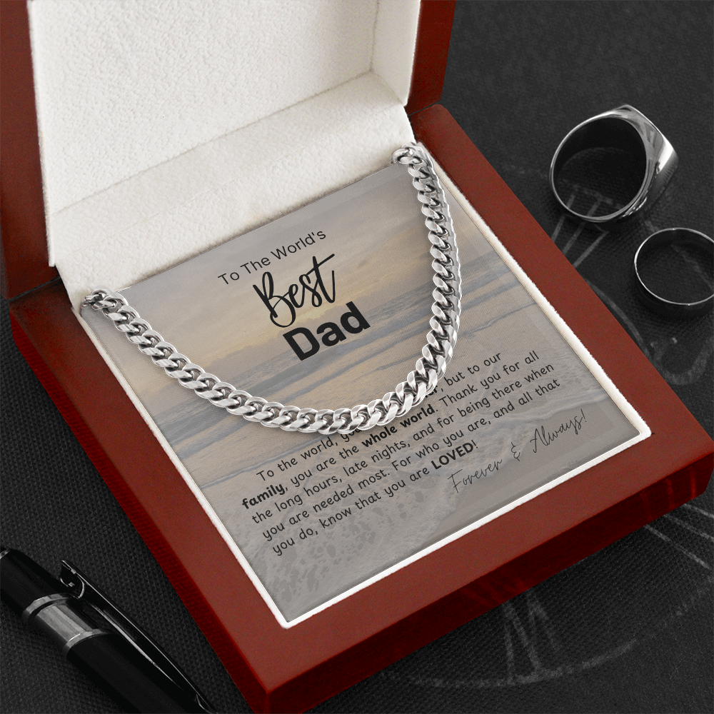World's Best Dad Necklace