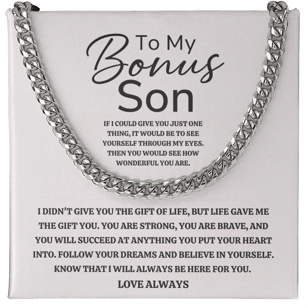 To My Bonus Son