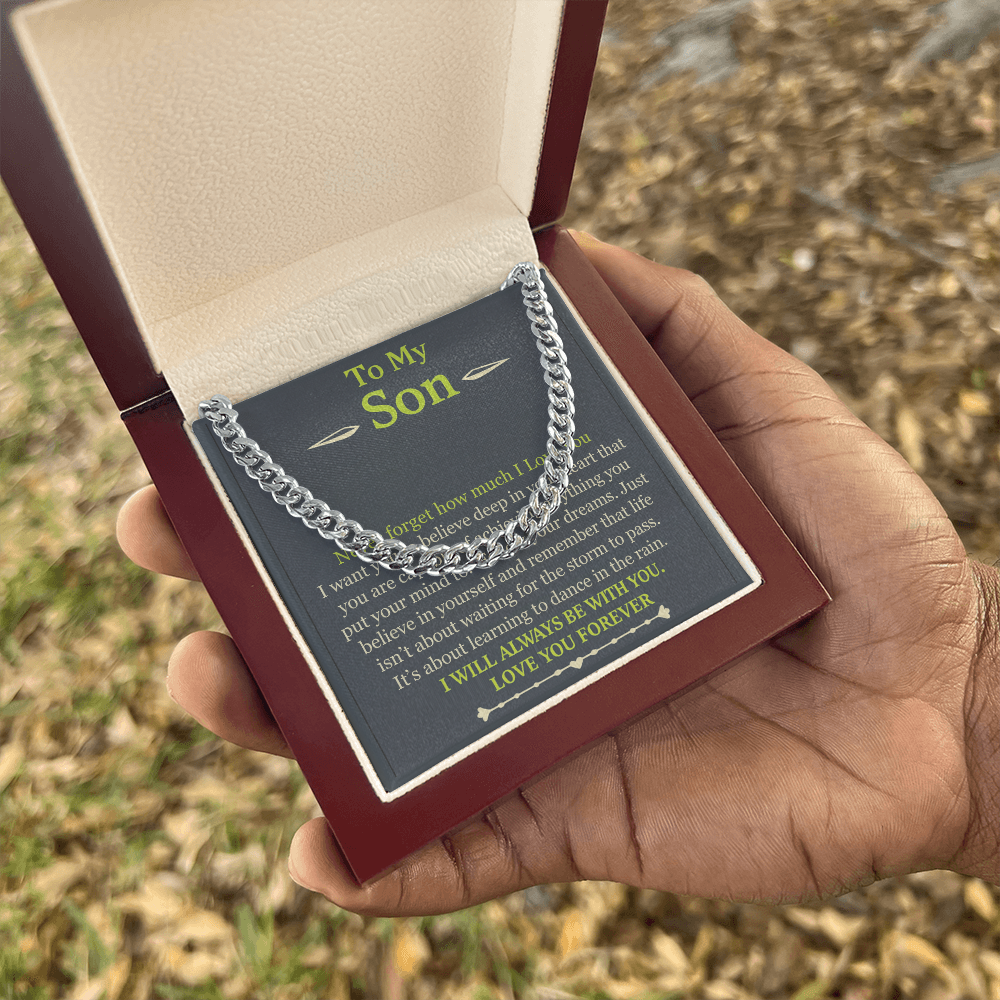 To My Son Necklace