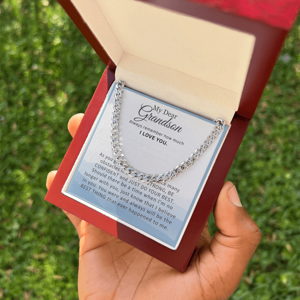 My Dear Grandson Necklace