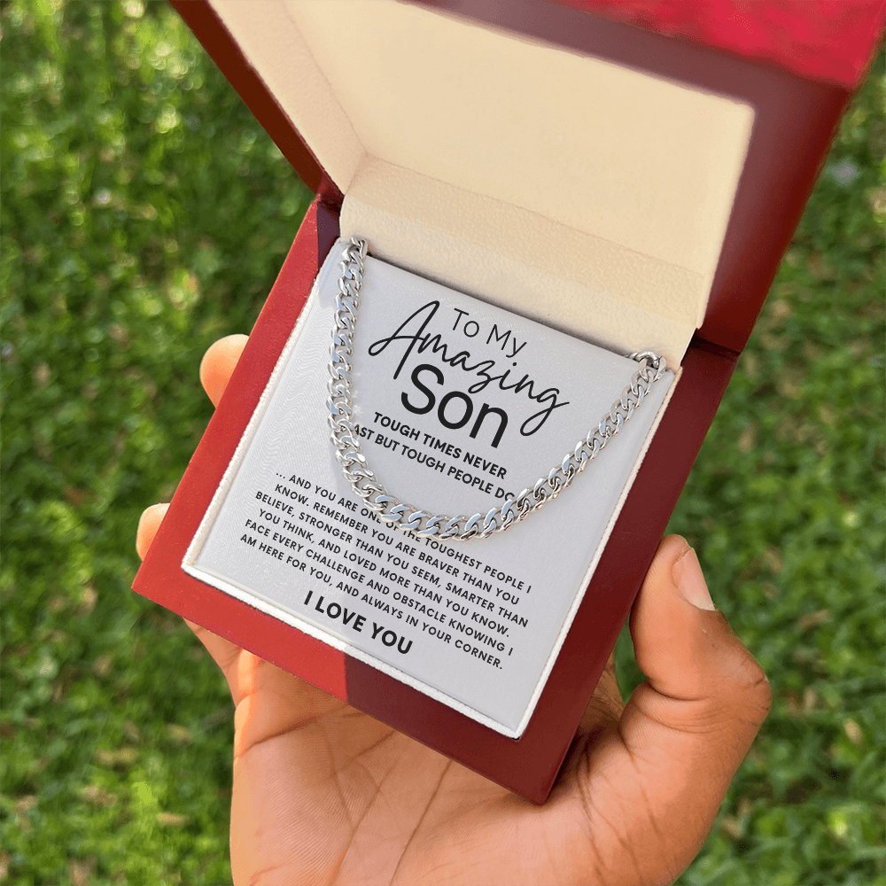 To My Amazing Son Necklace