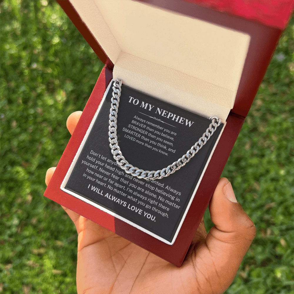 To My Nephew Necklace