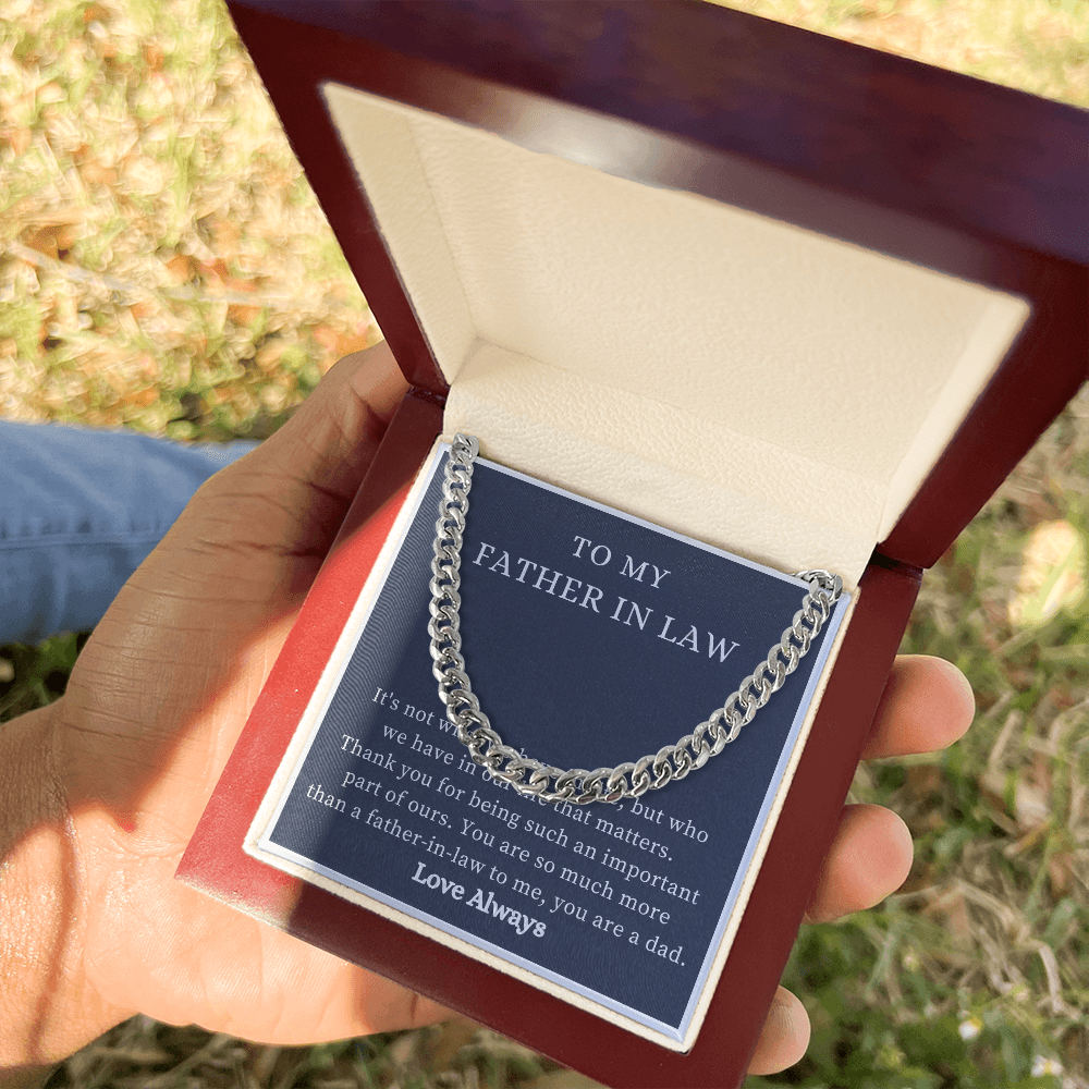 To My Father-in-Law Necklace