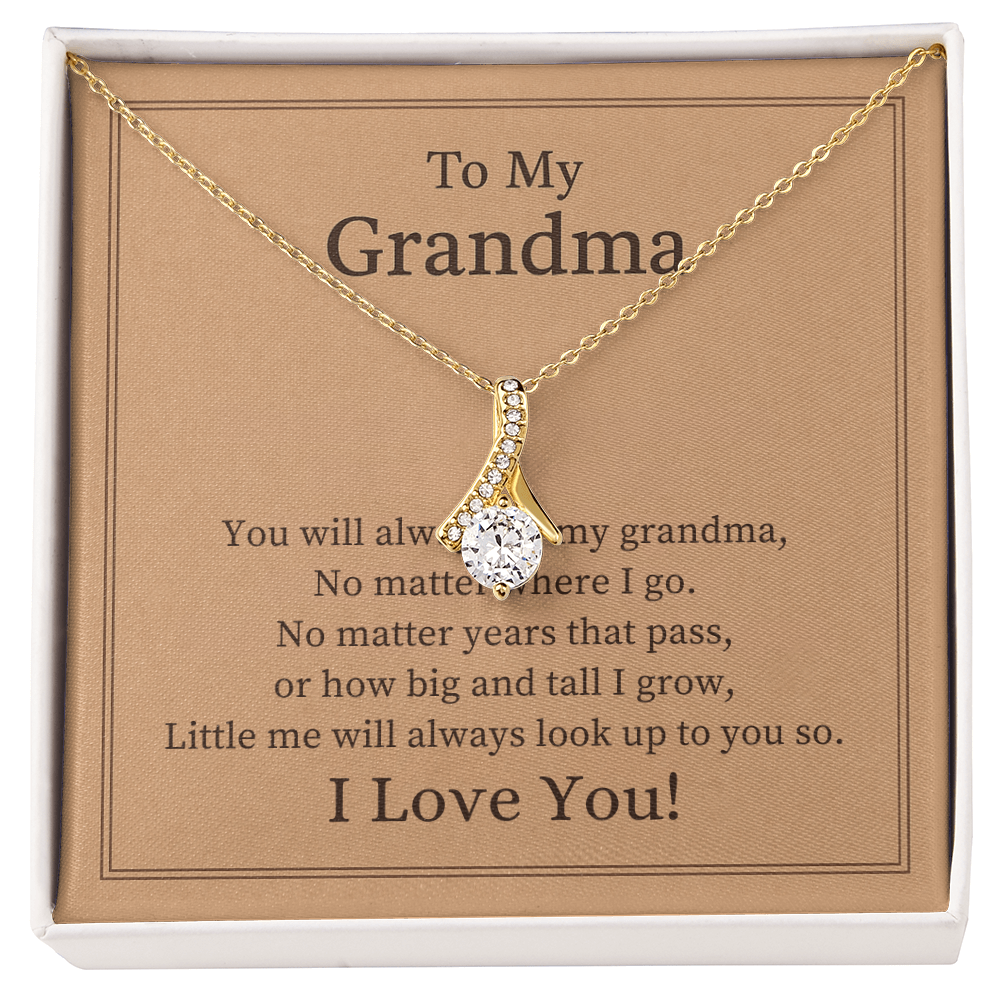 To Grandma from Child Necklace