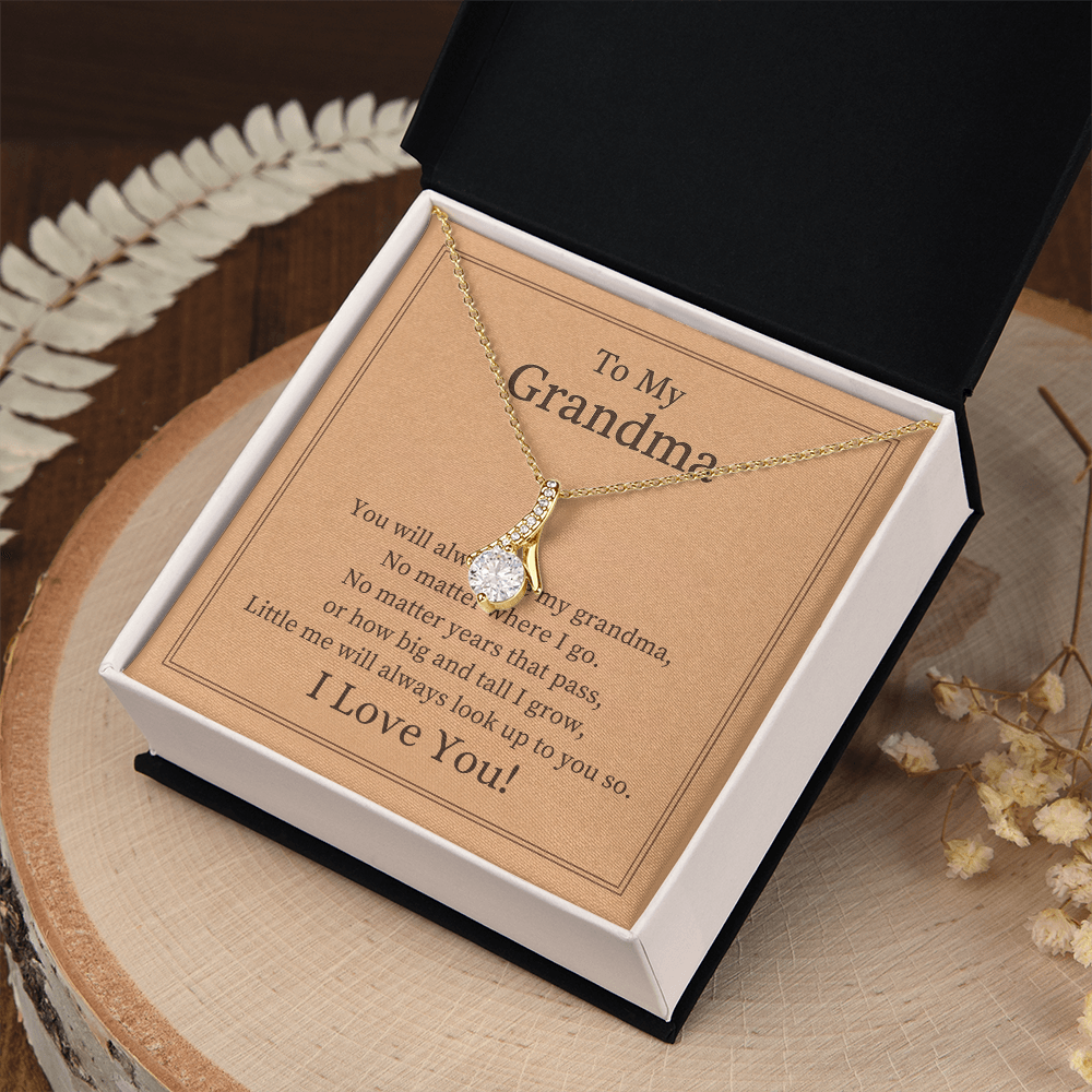 To Grandma from Child Necklace