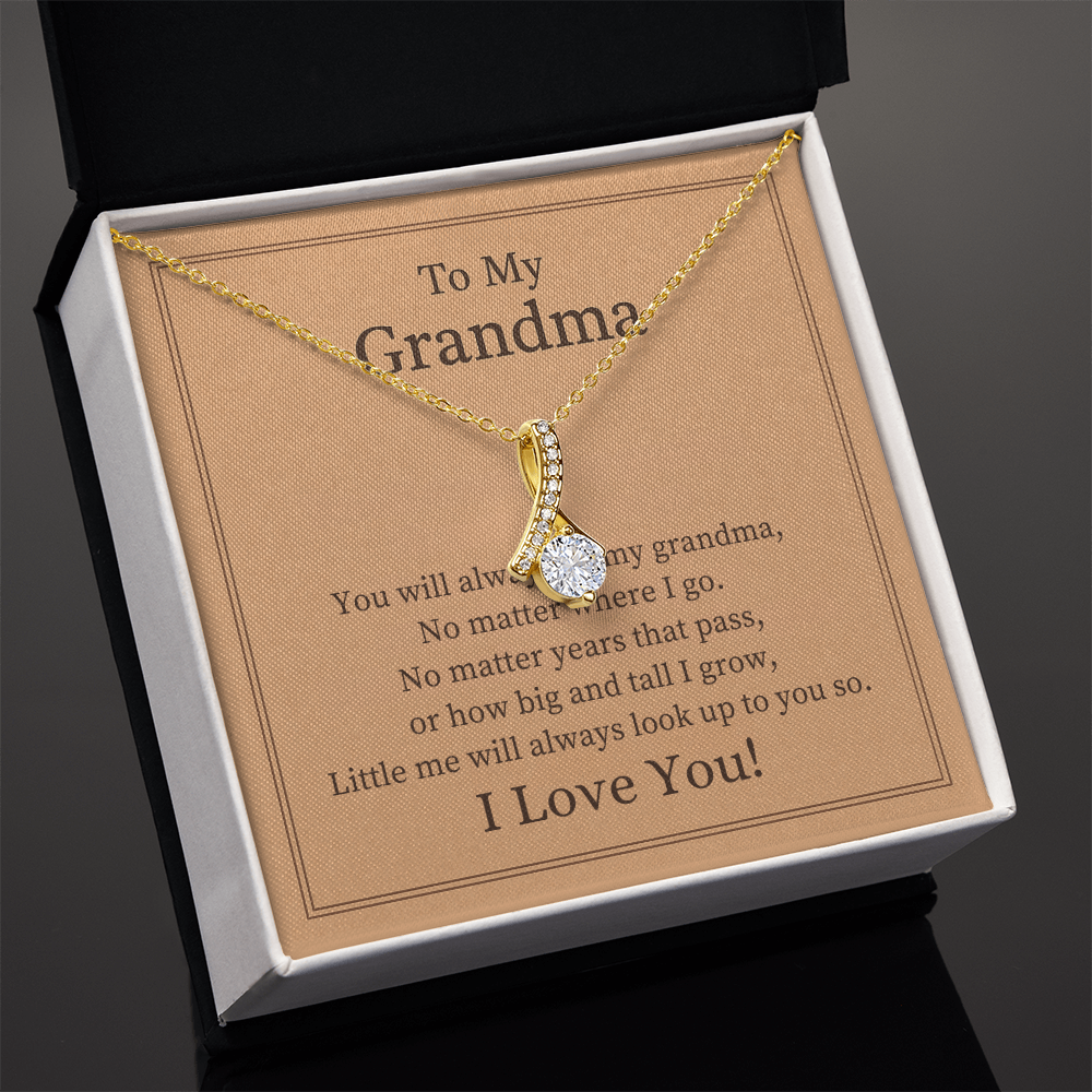 To Grandma from Child Necklace