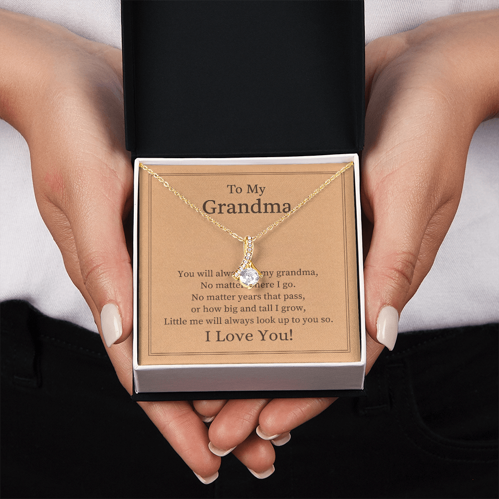 To Grandma from Child Necklace