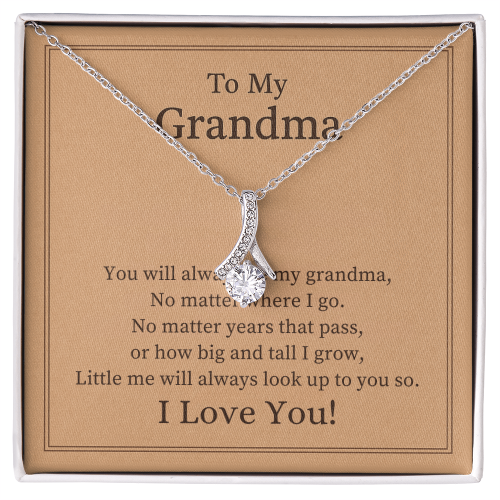 To Grandma from Child Necklace