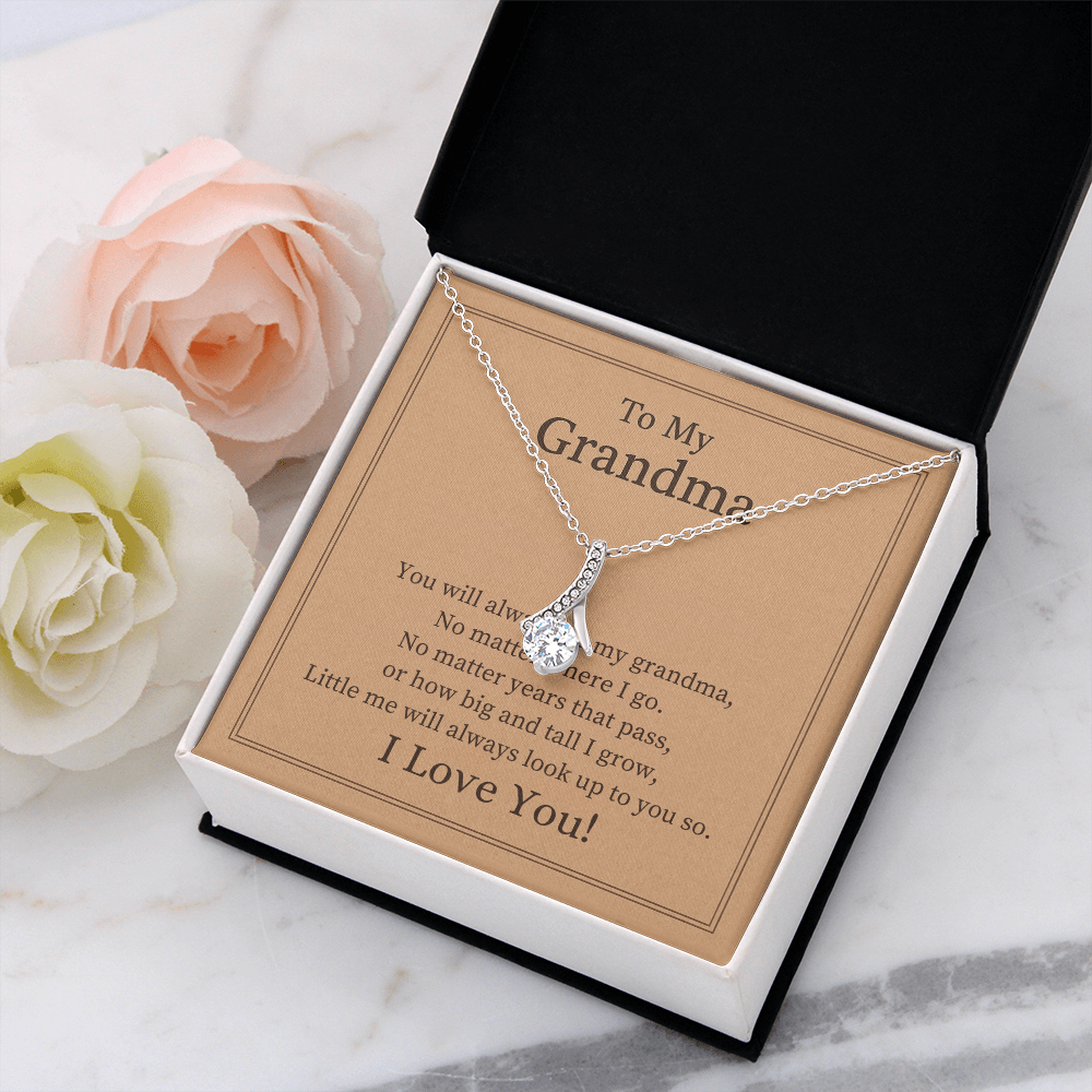 To Grandma from Child Necklace
