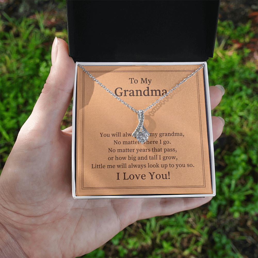 To Grandma from Child Necklace