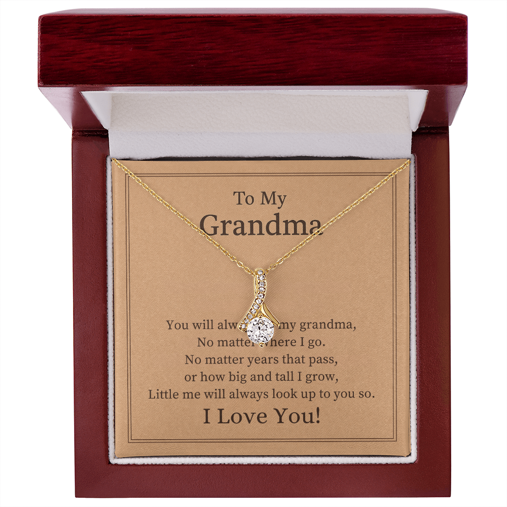 To Grandma from Child Necklace
