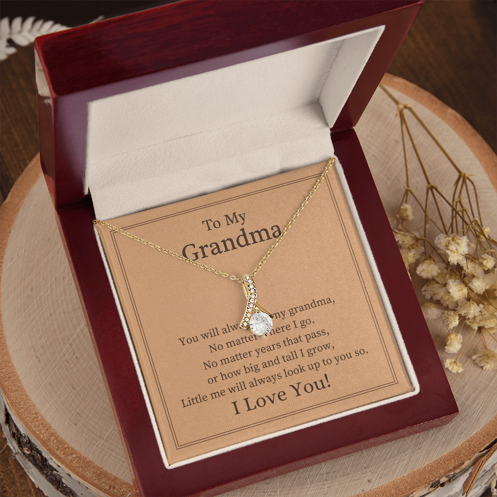 To Grandma from Child Necklace