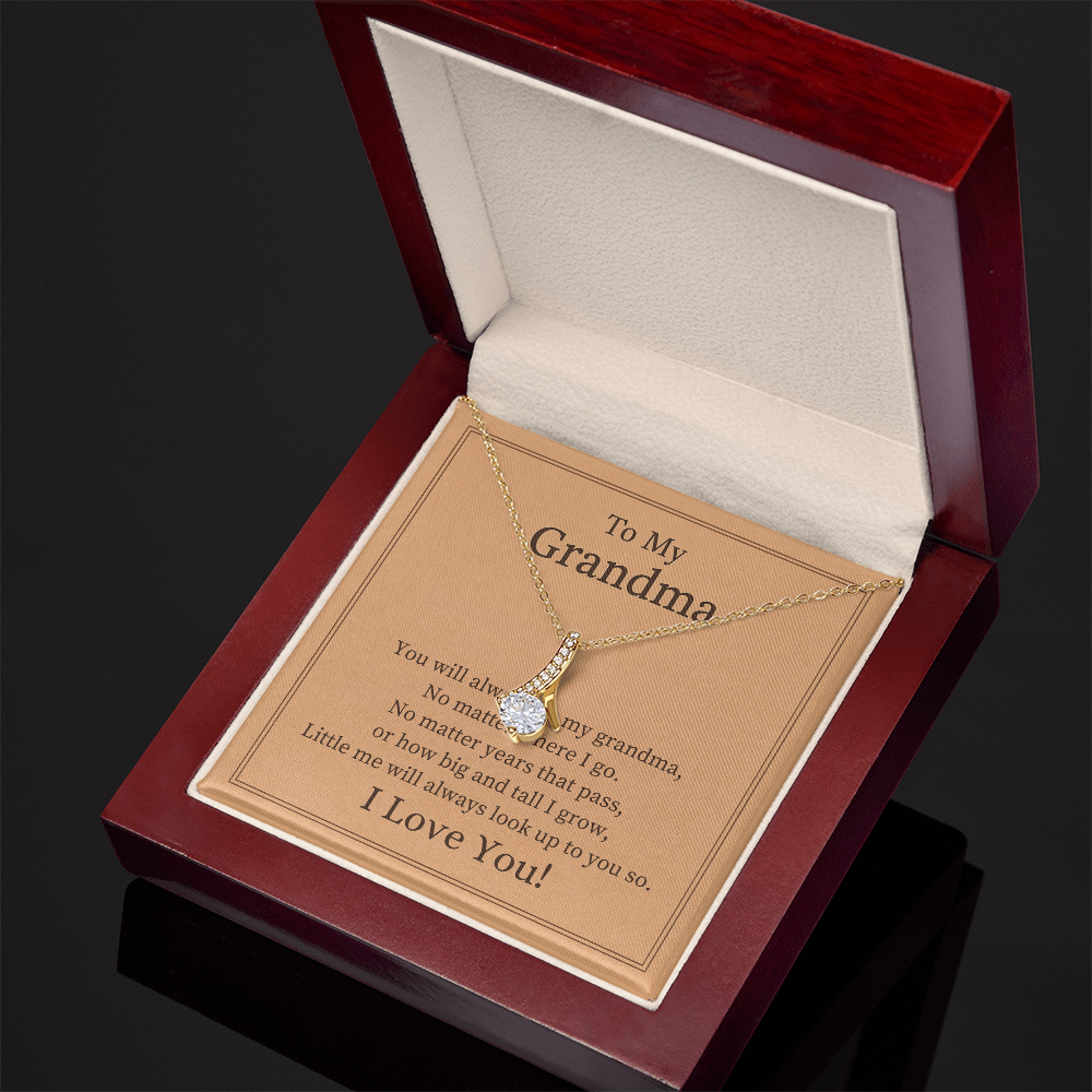To Grandma from Child Necklace