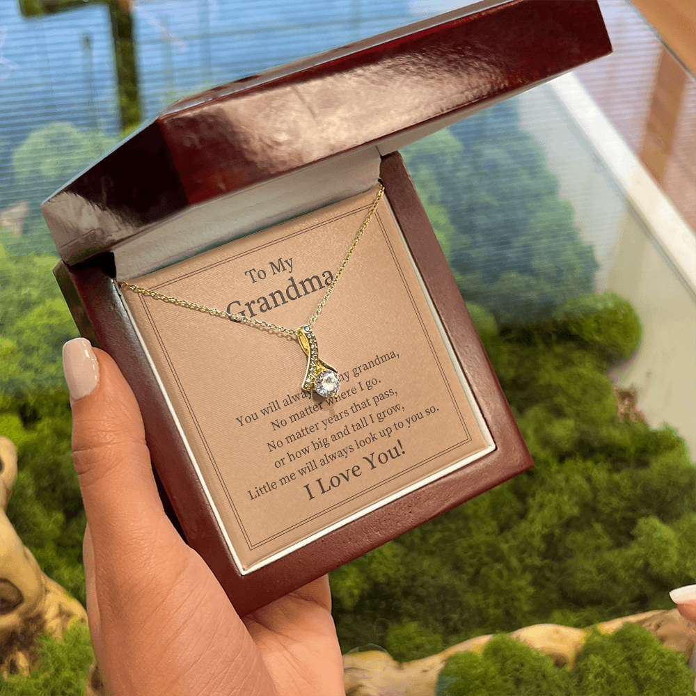 To Grandma from Child Necklace