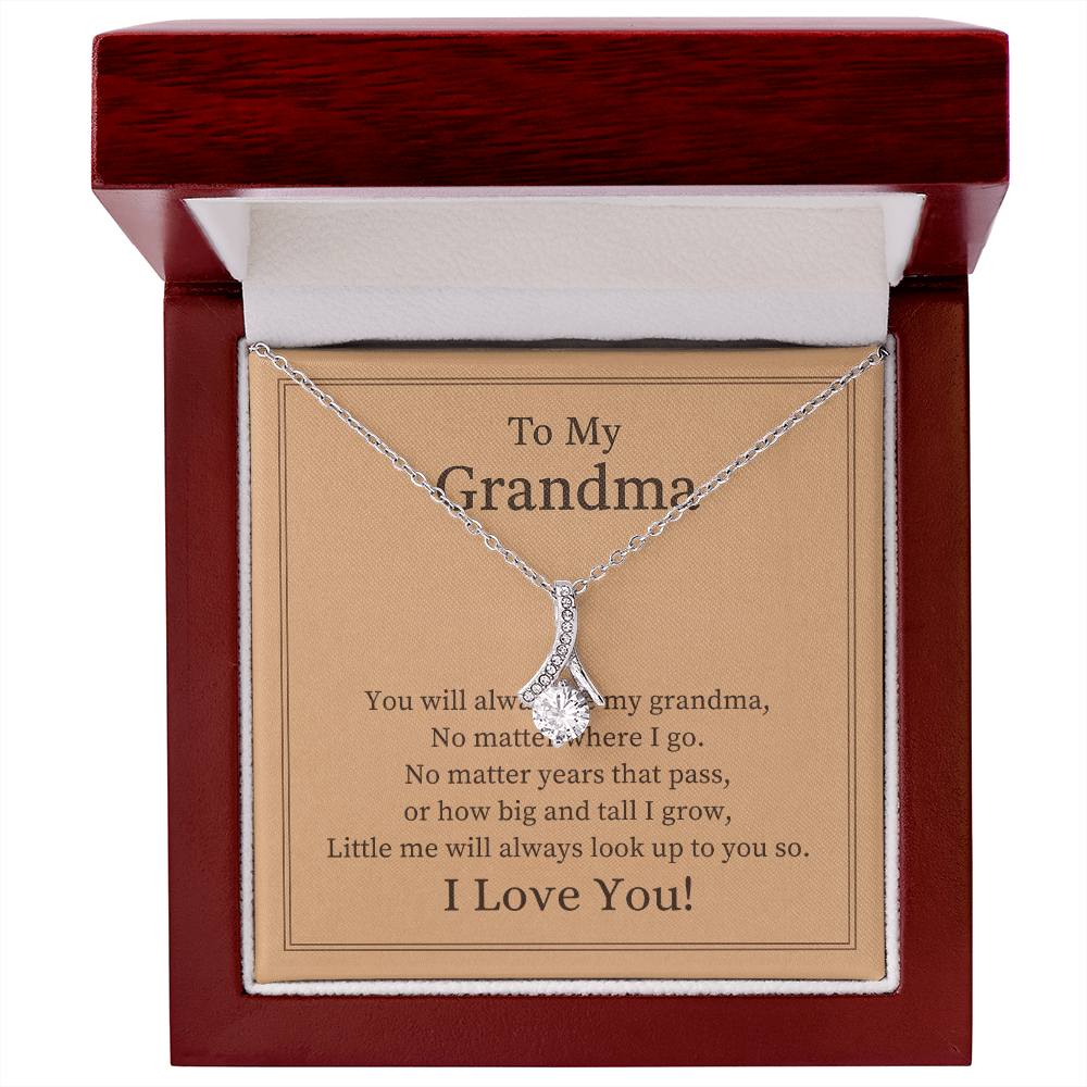 To Grandma from Child Necklace