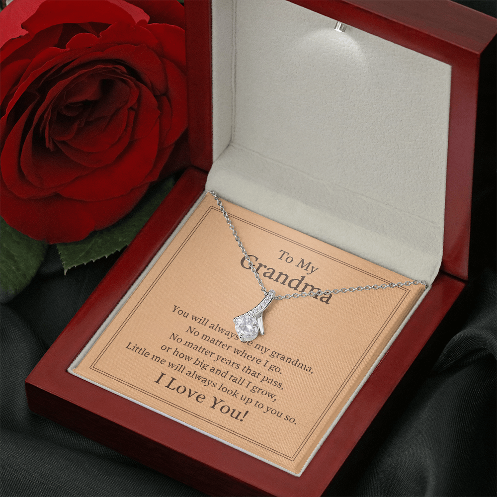 To Grandma from Child Necklace