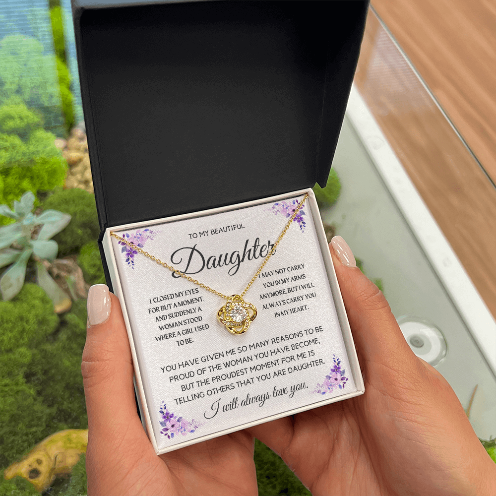 To My Beautiful Daughter Necklace