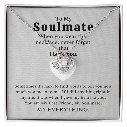 To My Soulmate 2 Necklace