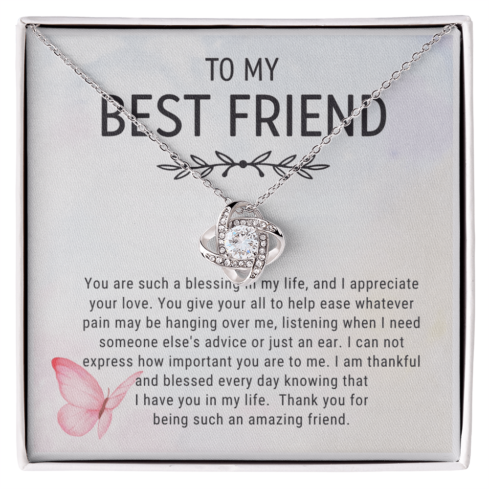 To My Best Friend Necklace
