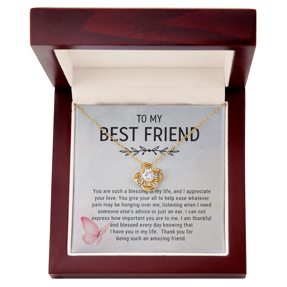 To My Best Friend Necklace