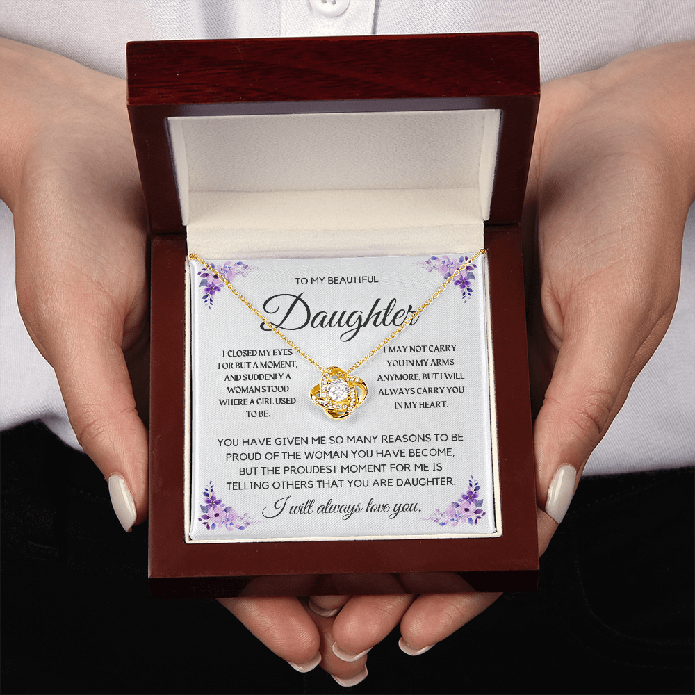 To My Beautiful Daughter Necklace