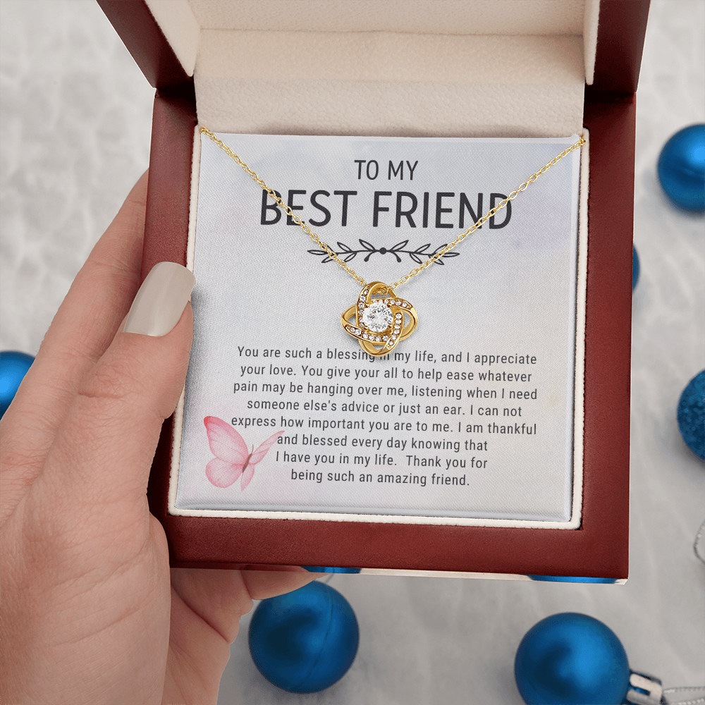 To My Best Friend Necklace