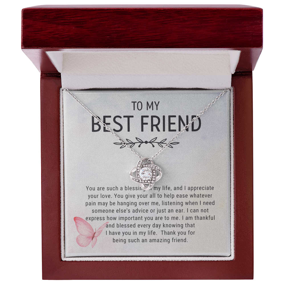 To My Best Friend Necklace