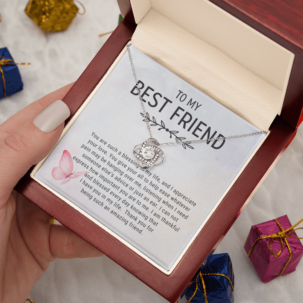 To My Best Friend Necklace