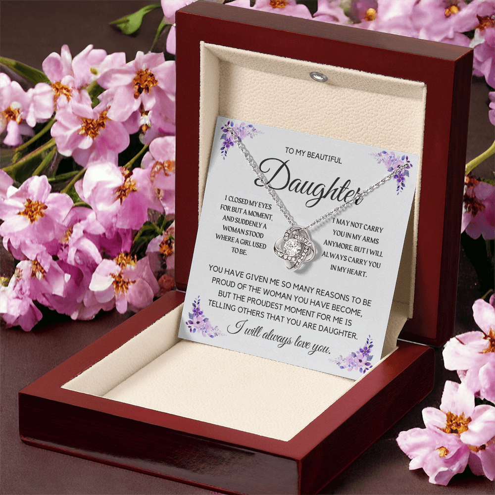 To My Beautiful Daughter Necklace