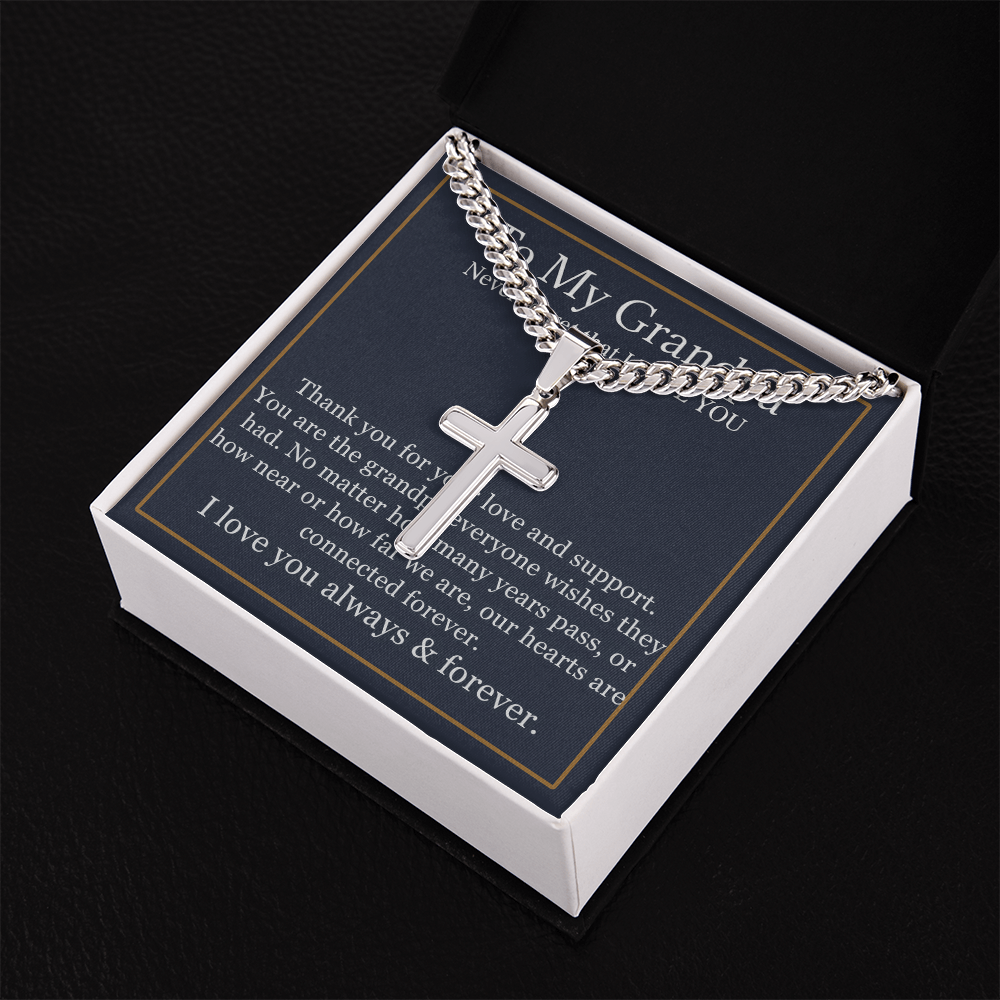 To My Grandpa Necklace