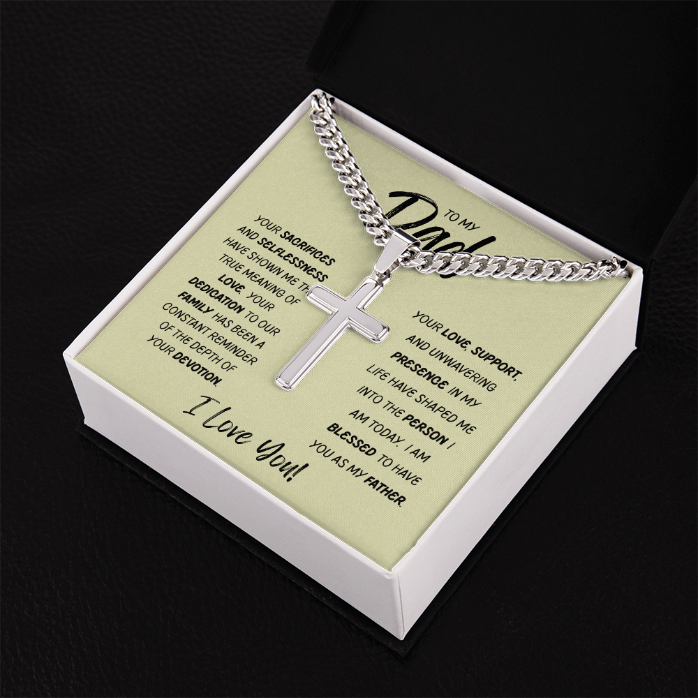 To My Dad Necklace
