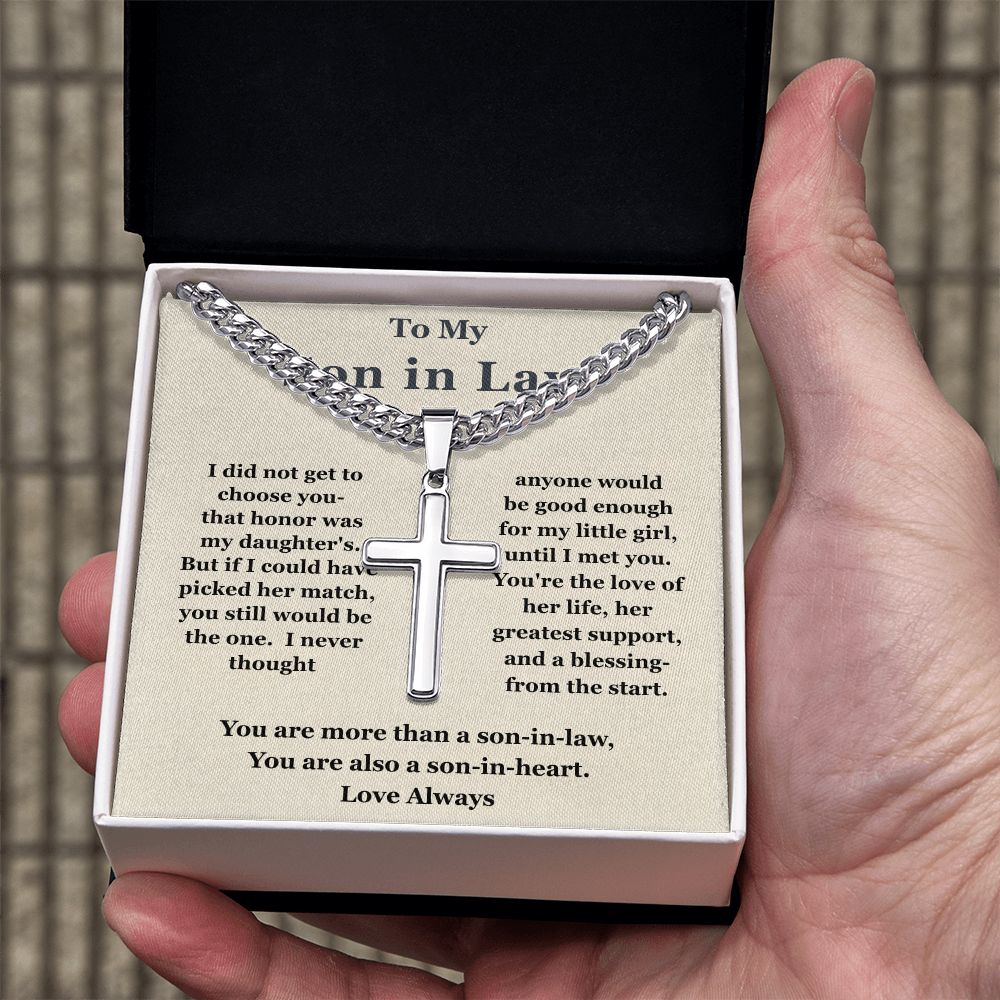 To My Son-in-Law Necklace